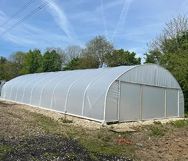8m Wide Polytunnel